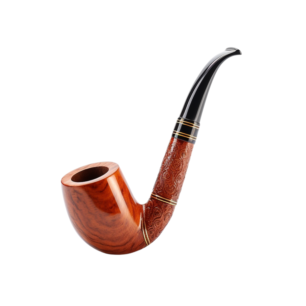 AI generated Tabacco pipe clip art png