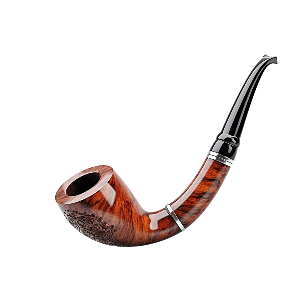 AI generated Tabacco pipe clip art png