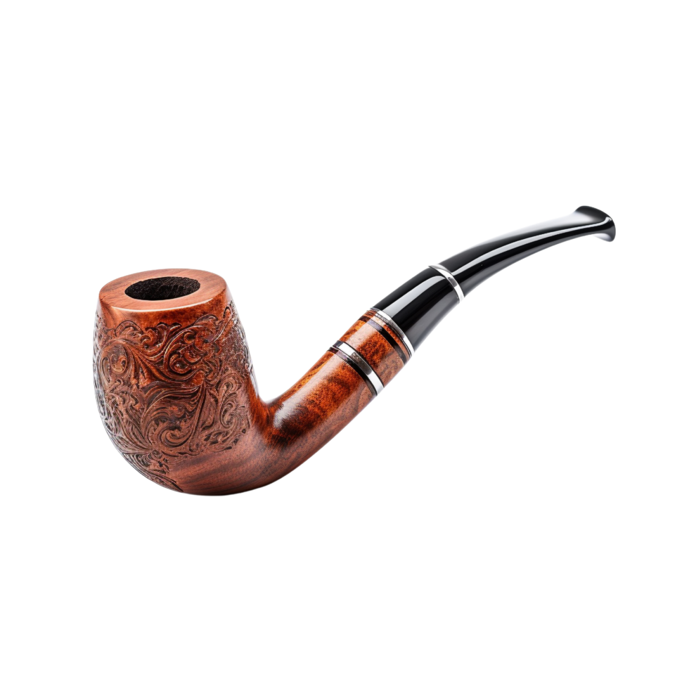 AI generated Tabacco pipe clip art png