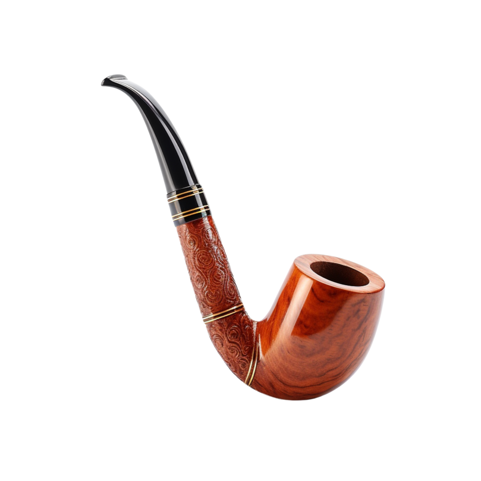 AI generated Tabacco pipe clip art png