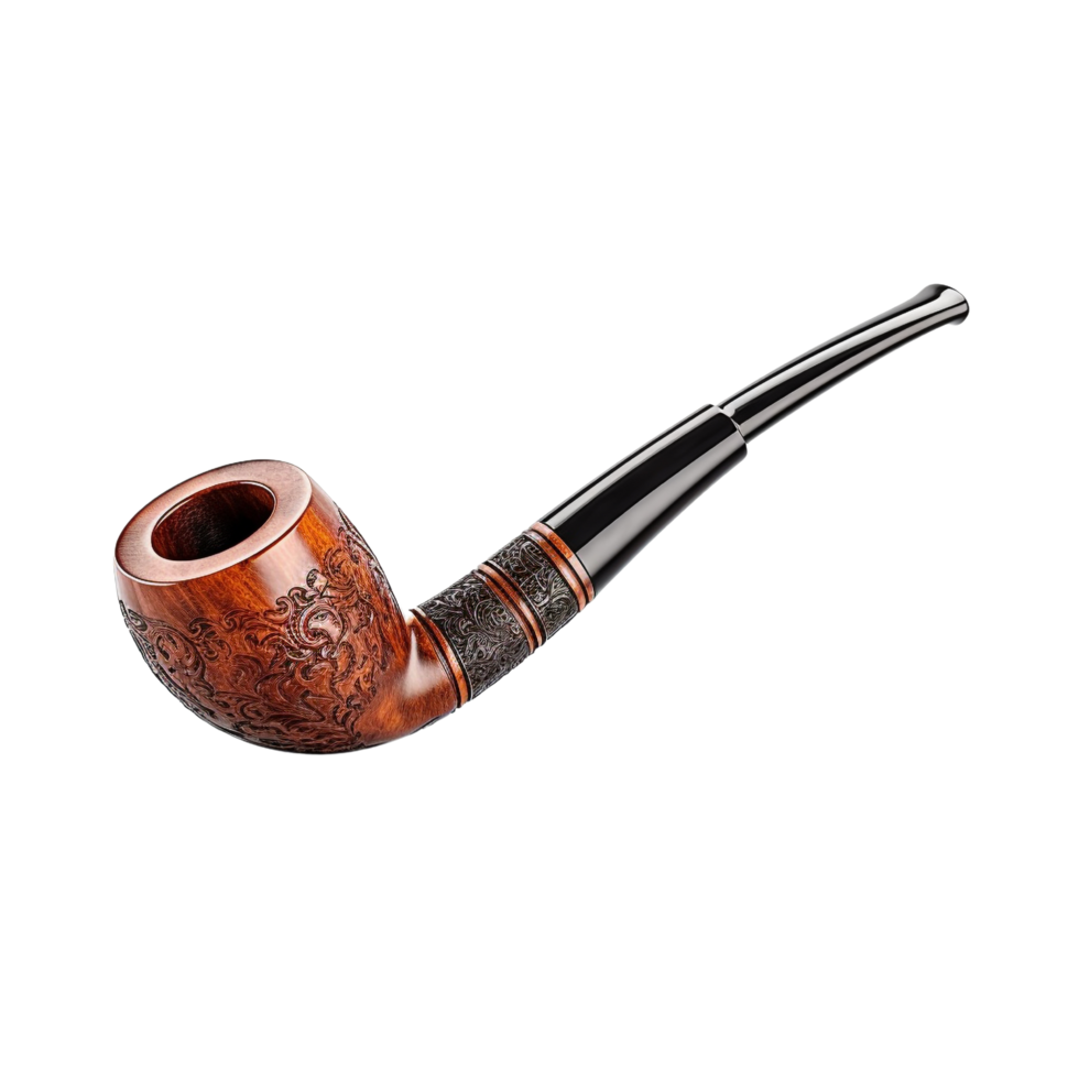 AI generated Tabacco pipe clip art png