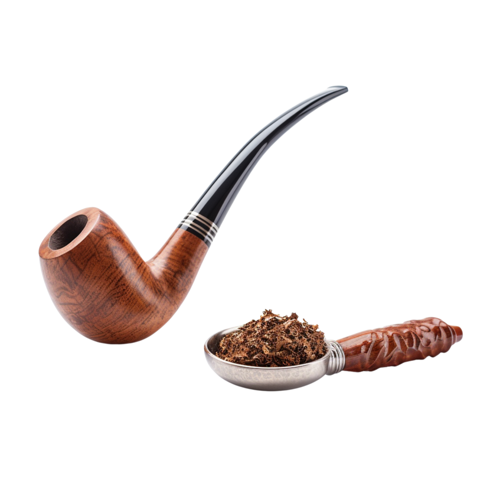 AI generated Tabacco pipe clip art png