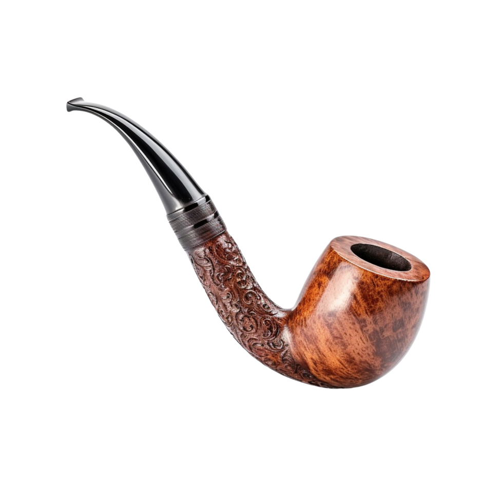 AI generated Tabacco pipe clip art png