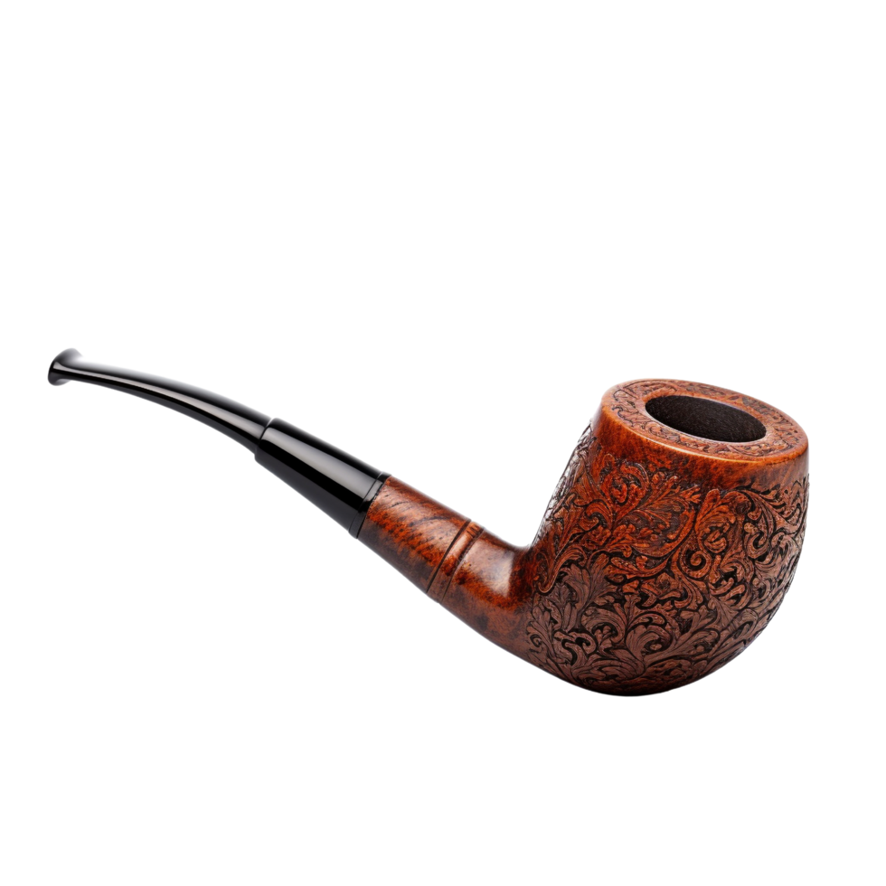AI generated Tabacco pipe clip art png