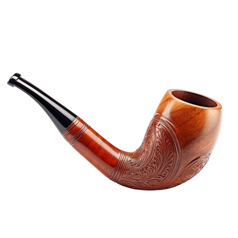 AI generated Tabacco pipe clip art png