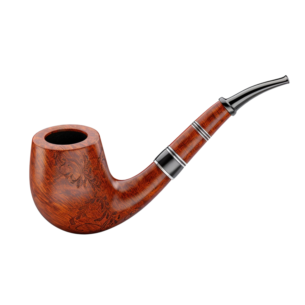 AI generated Tabacco pipe clip art png