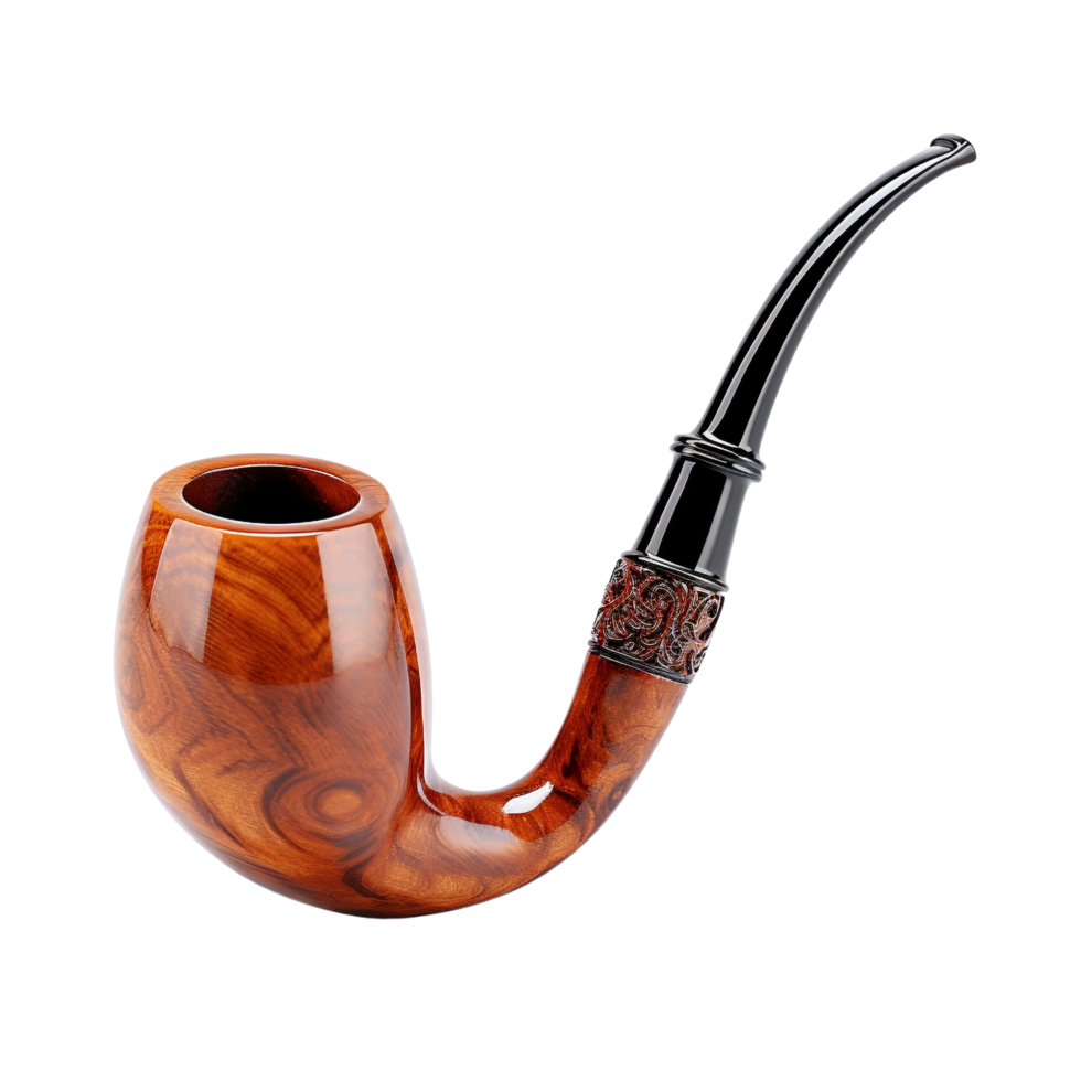 AI generated Tabacco pipe clip art png
