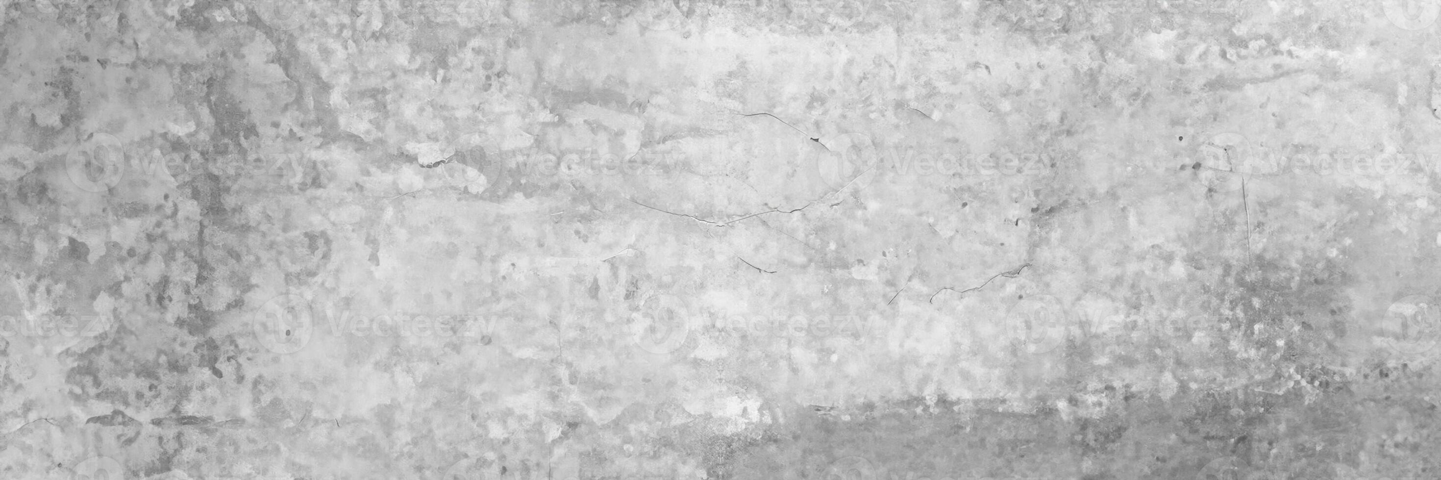 Old wall panorama texture cement dirty gray with black  background abstract grey and silver color design are light with white background. photo