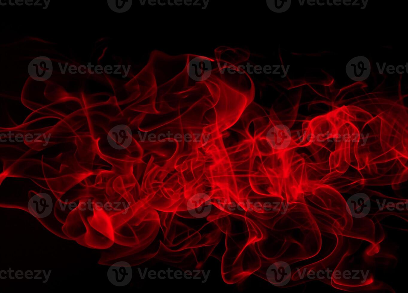 Dense smoke, Red smoke abstract on black background, fire design photo