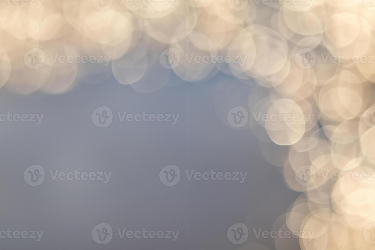 Abstract background of soft creamy bokeh circles. photo