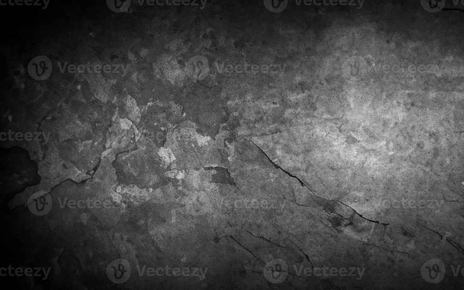 Old wall texture cement dark black gray  background abstract grey color design are light with white gradient background. photo