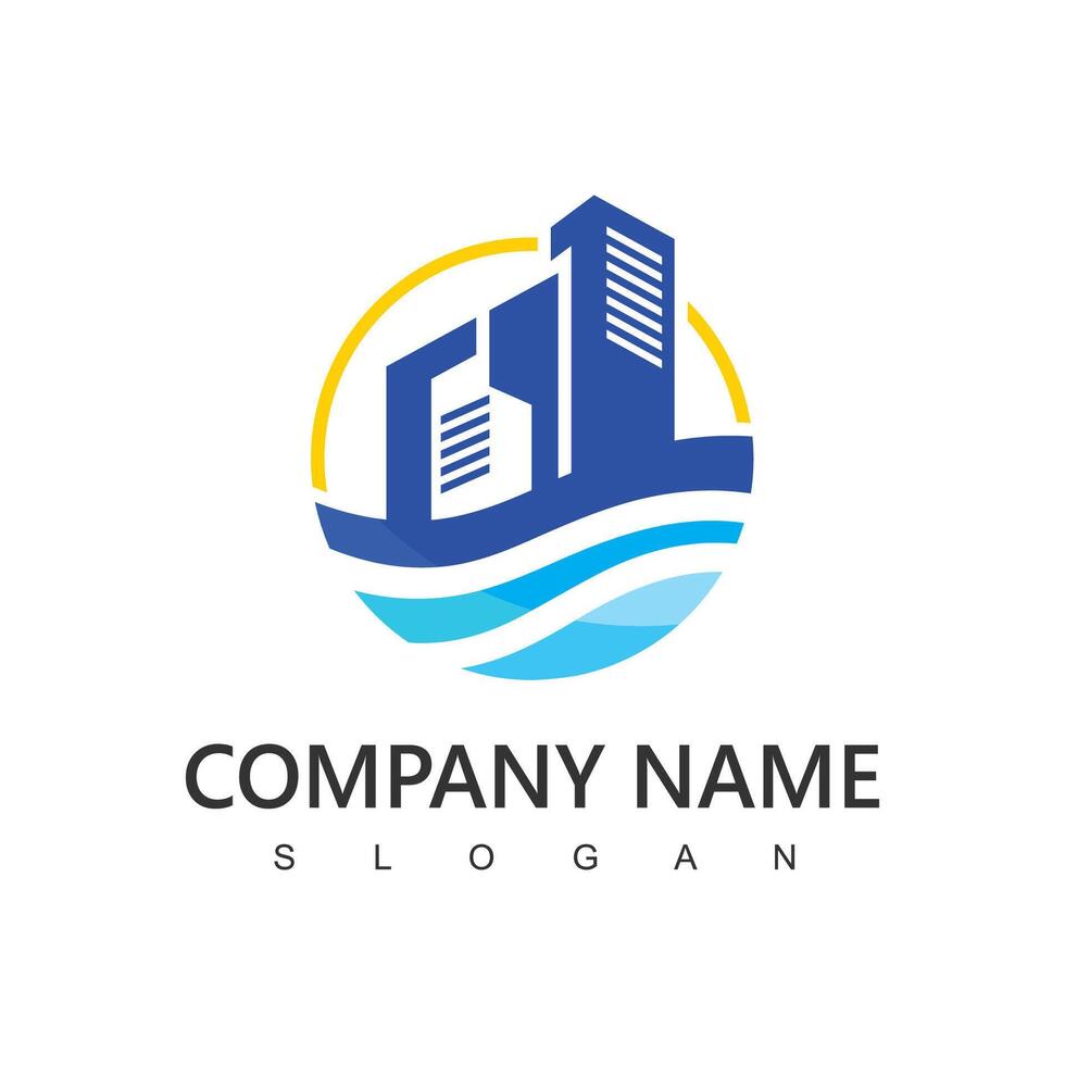 Architecture logo, Modern design branding for real estate, building, architecture, construction and renovation. vector