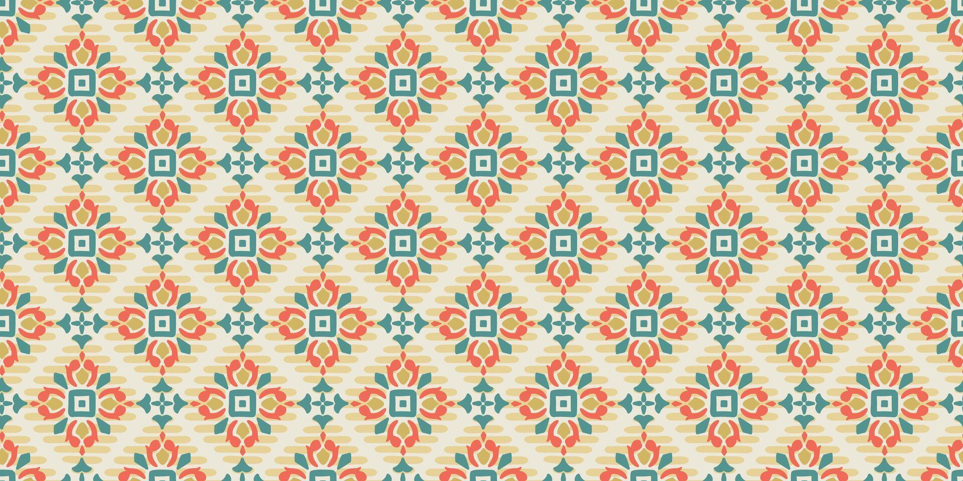 Ethnic geometric seamless pattern. Modern abstract design for paper, cover, fabric, interior decor and other uses vector