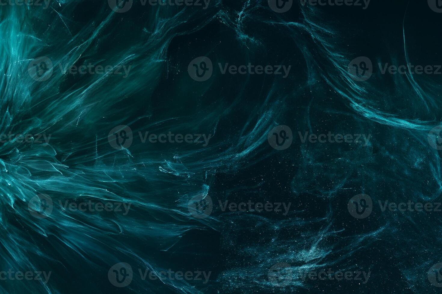 Turquoise on Black Abstract Artistic Texture photo