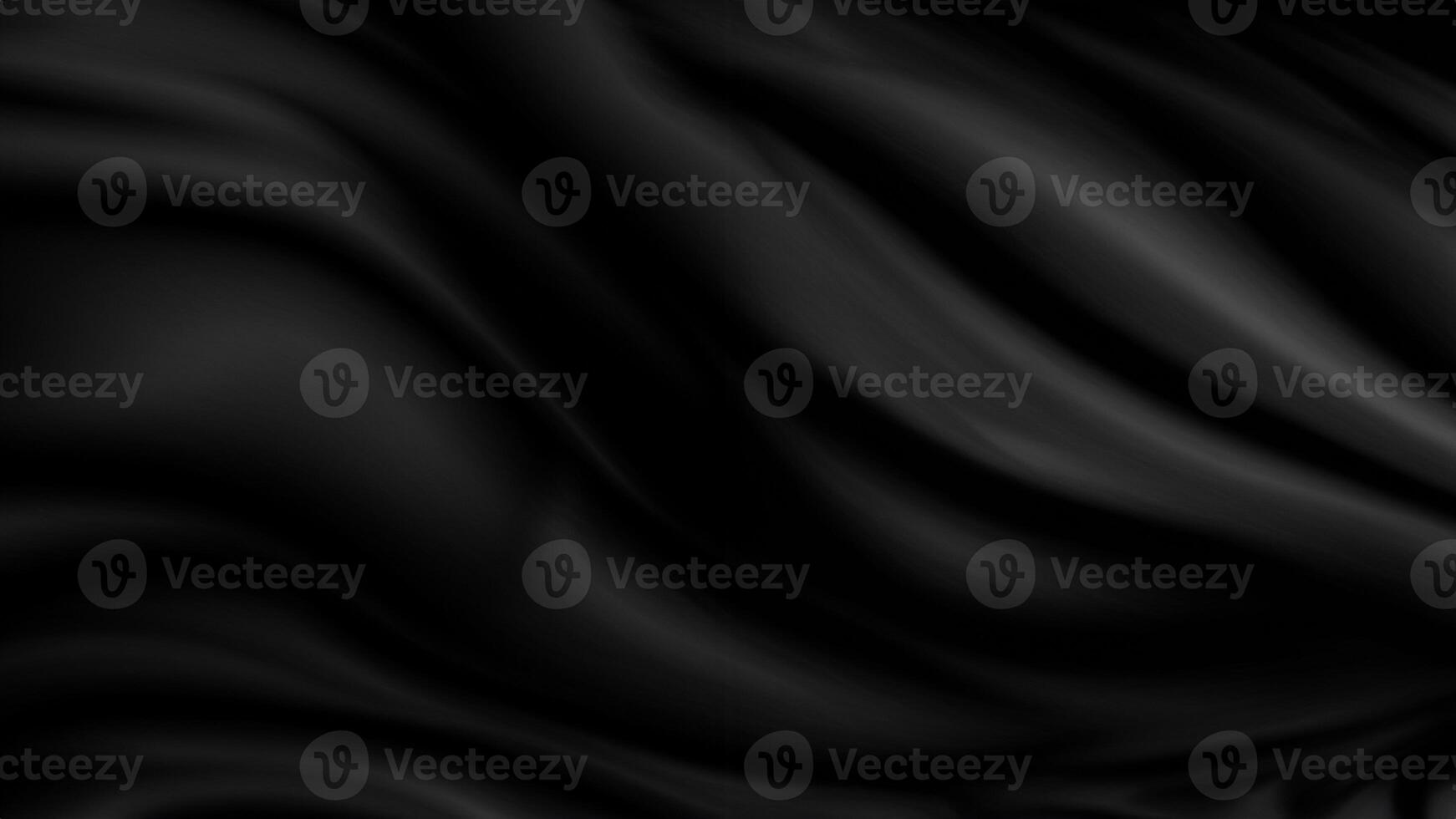 Luxurious Black Fabric Background with Copy Space photo