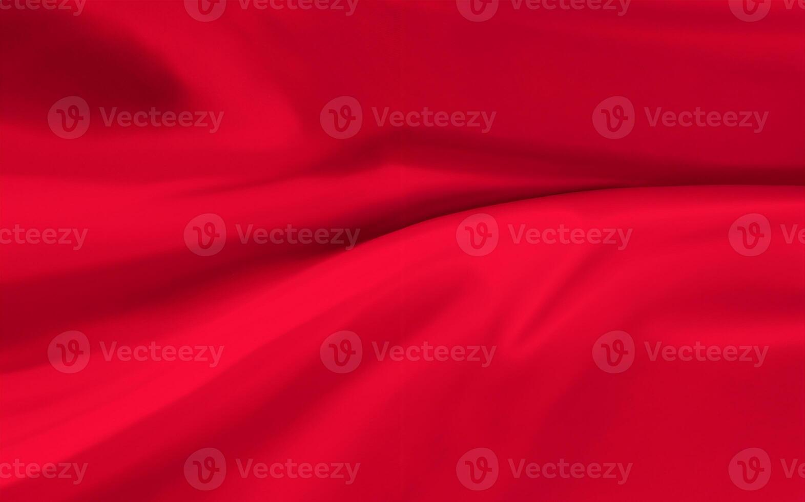 Crimson Elegance, Luxurious Black and Red Satin Fabric Texture, Abstract Silk Cloth Background with Soft Waves and Beautiful Patterns photo