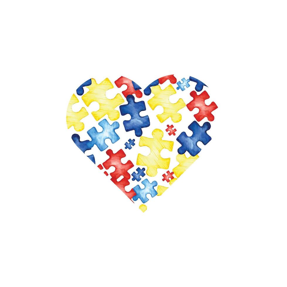 autismo gráfico camiseta diseño autismo conciencia día retro personalizado autismo autista corazón amor vector