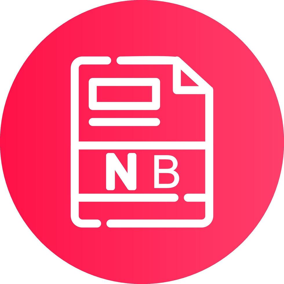 NB Creative Icon Design vector