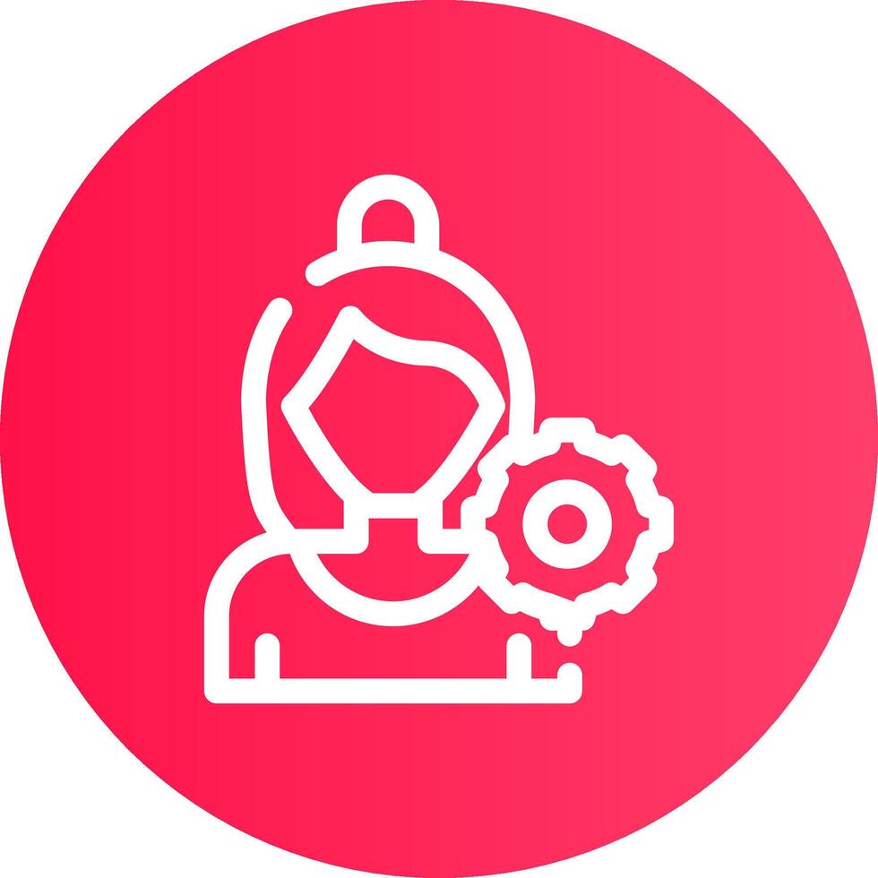 User Settings Creative Icon Design vector