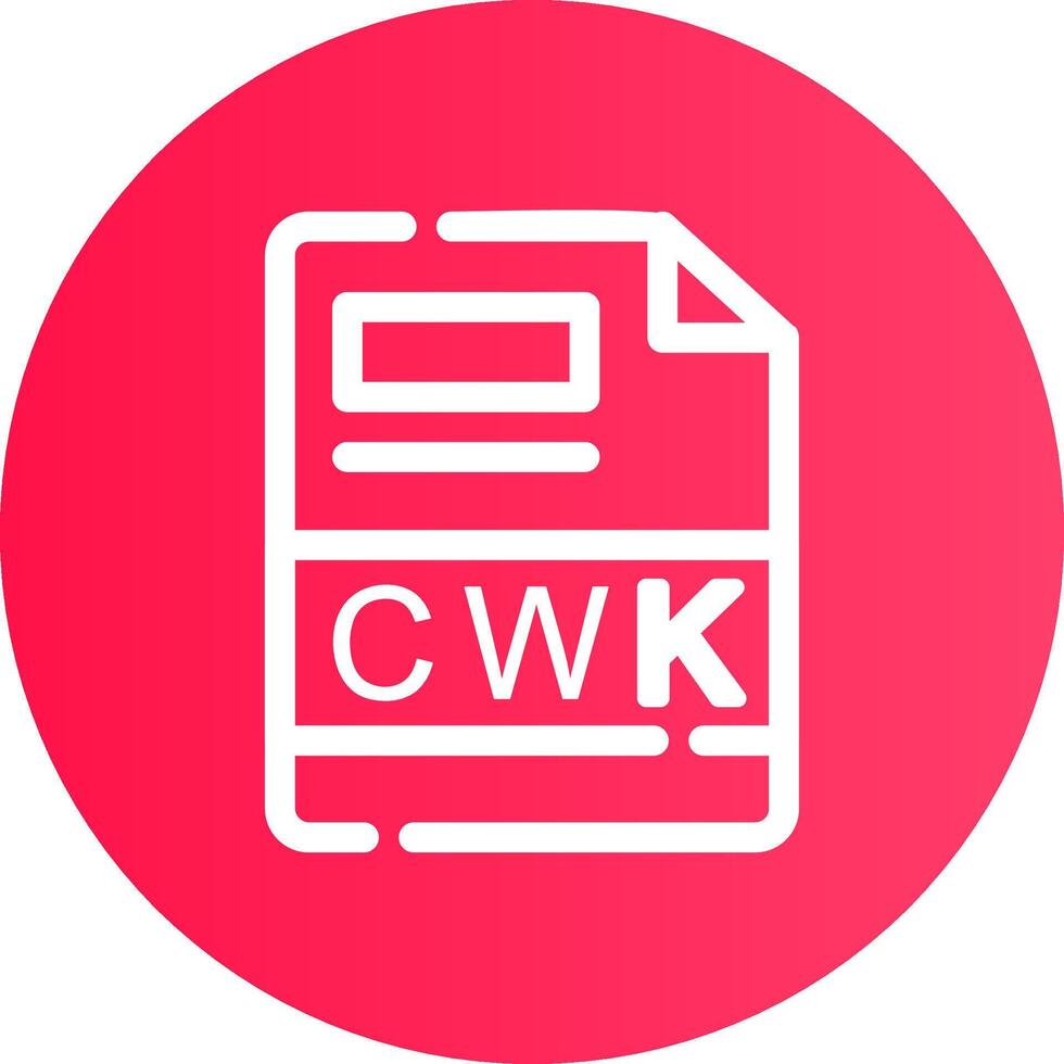 cwk creativo icono diseño vector