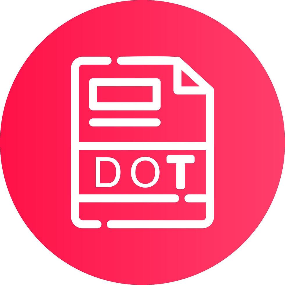 DOT Creative Icon Design vector