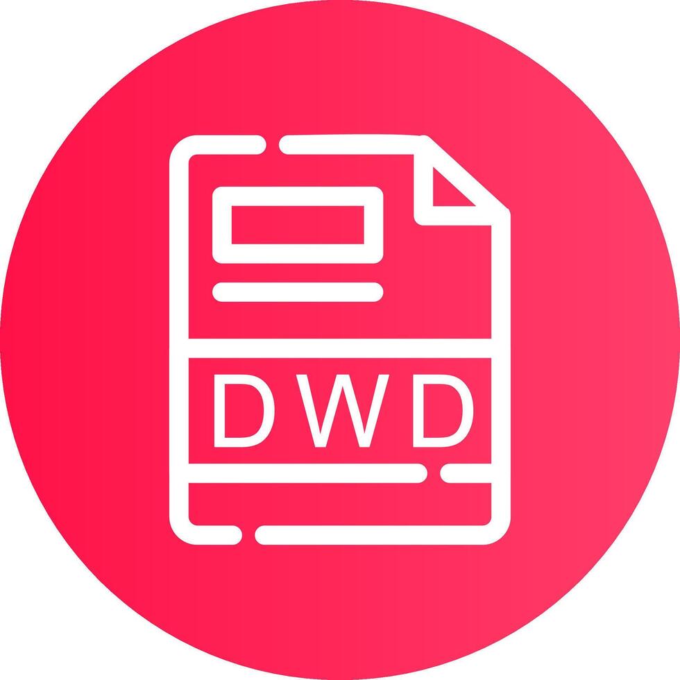 DWD Creative Icon Design vector