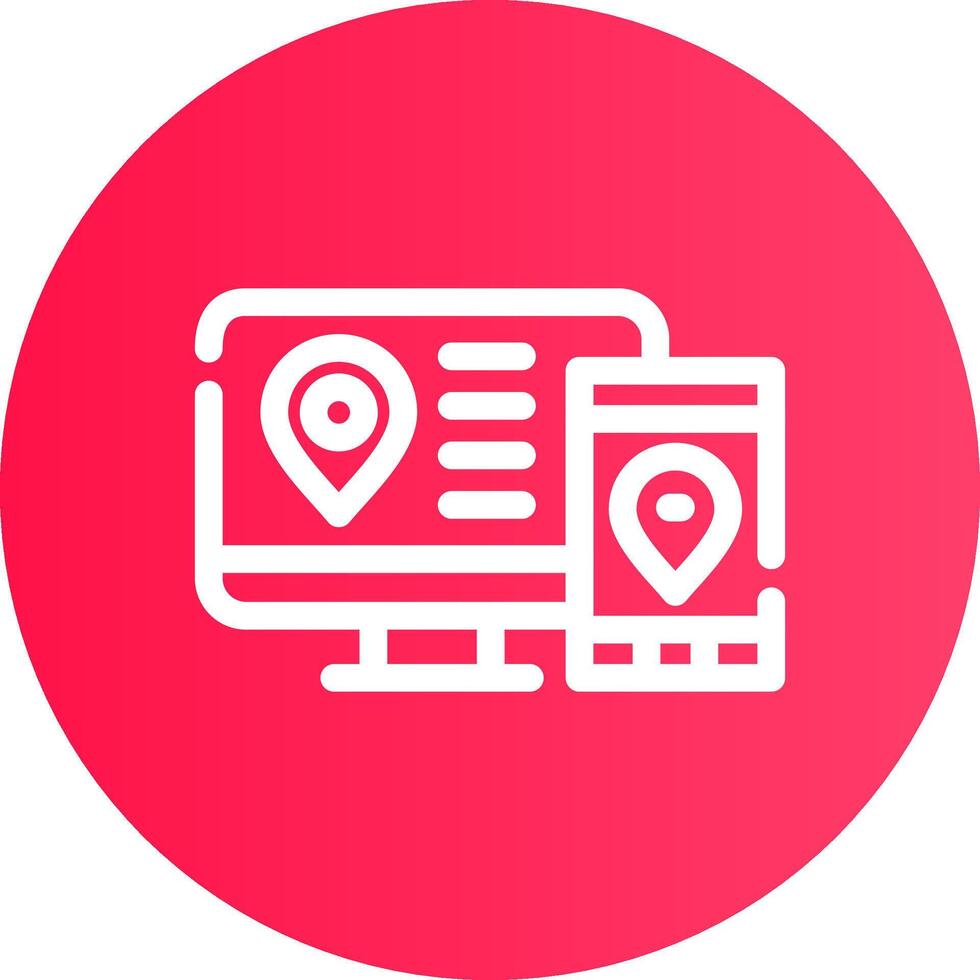 Multi Screen Marketing Creative Icon Design vector