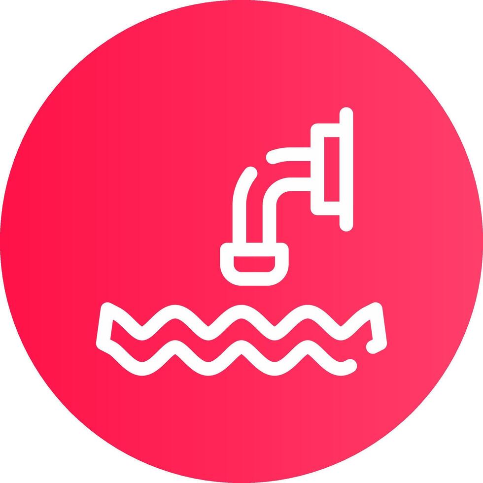 diseño de icono creativo de aguas residuales vector