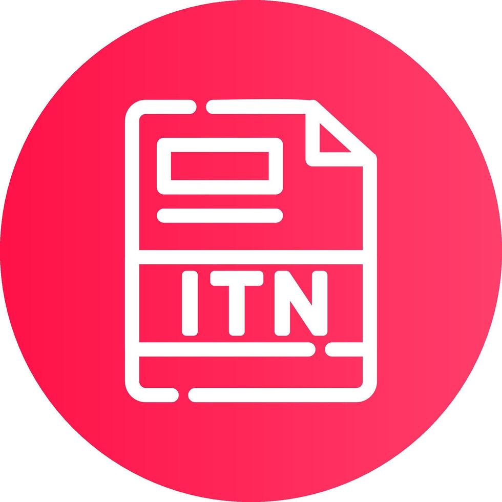 ITN Creative Icon Design vector