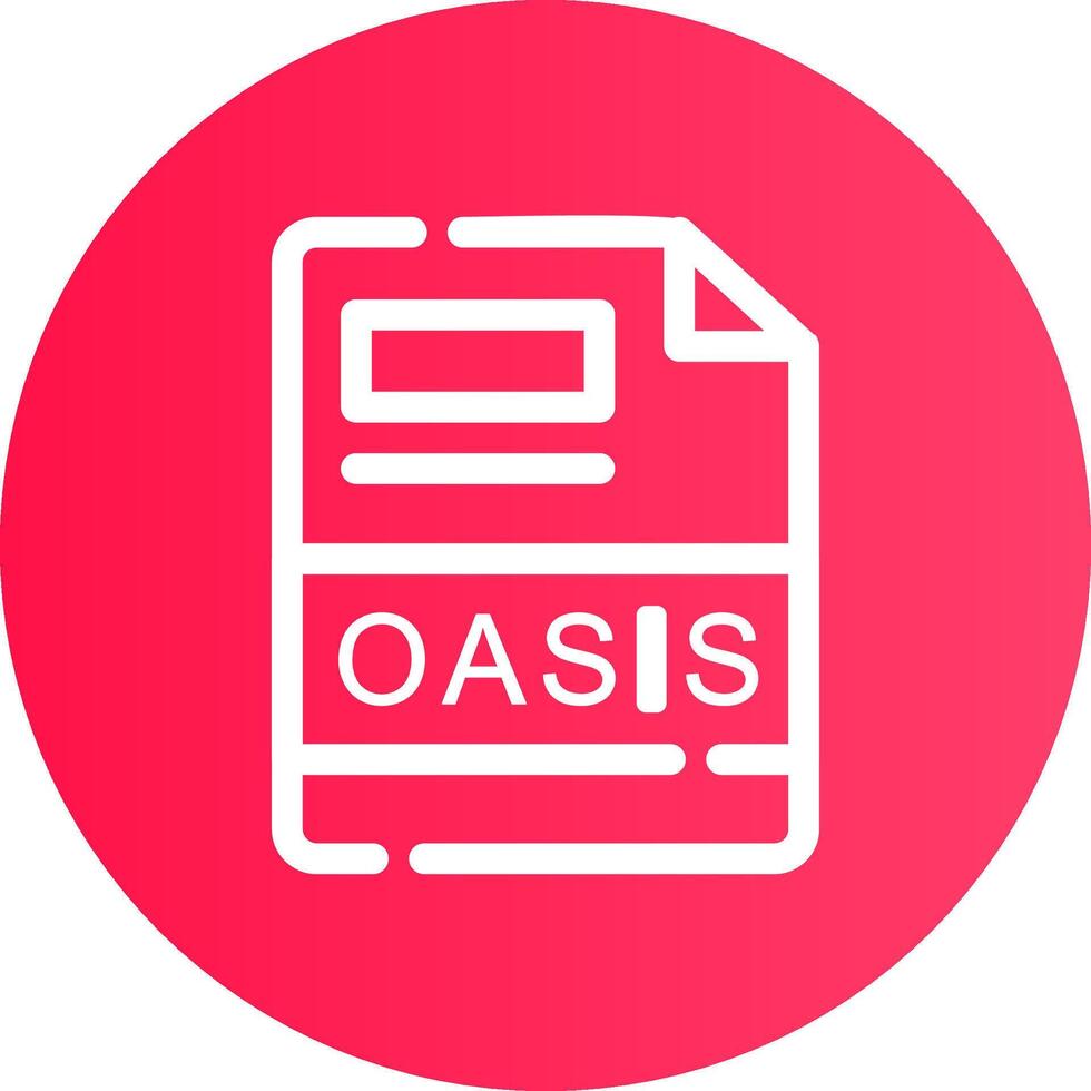 OASIS Creative Icon Design vector