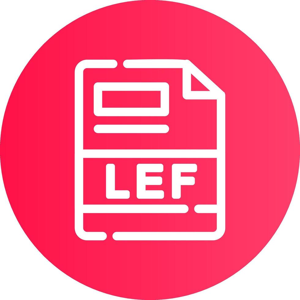 LEF Creative Icon Design vector