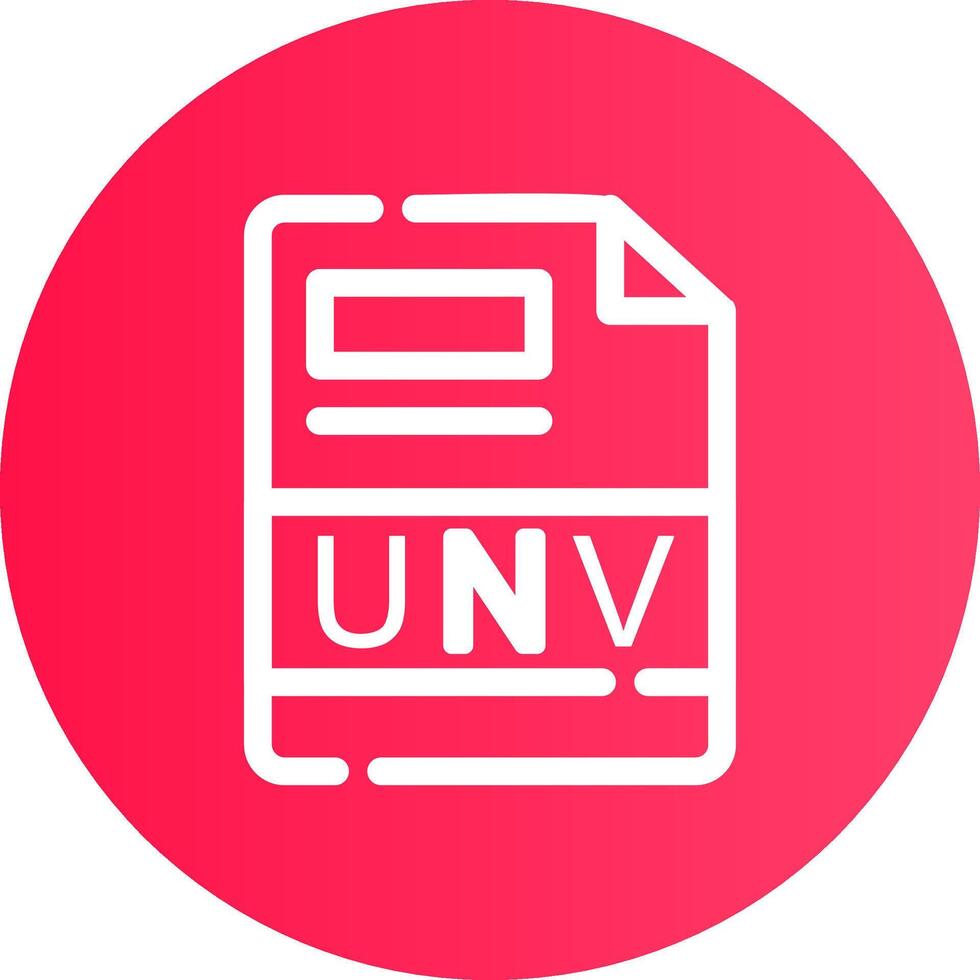 UNV Creative Icon Design vector