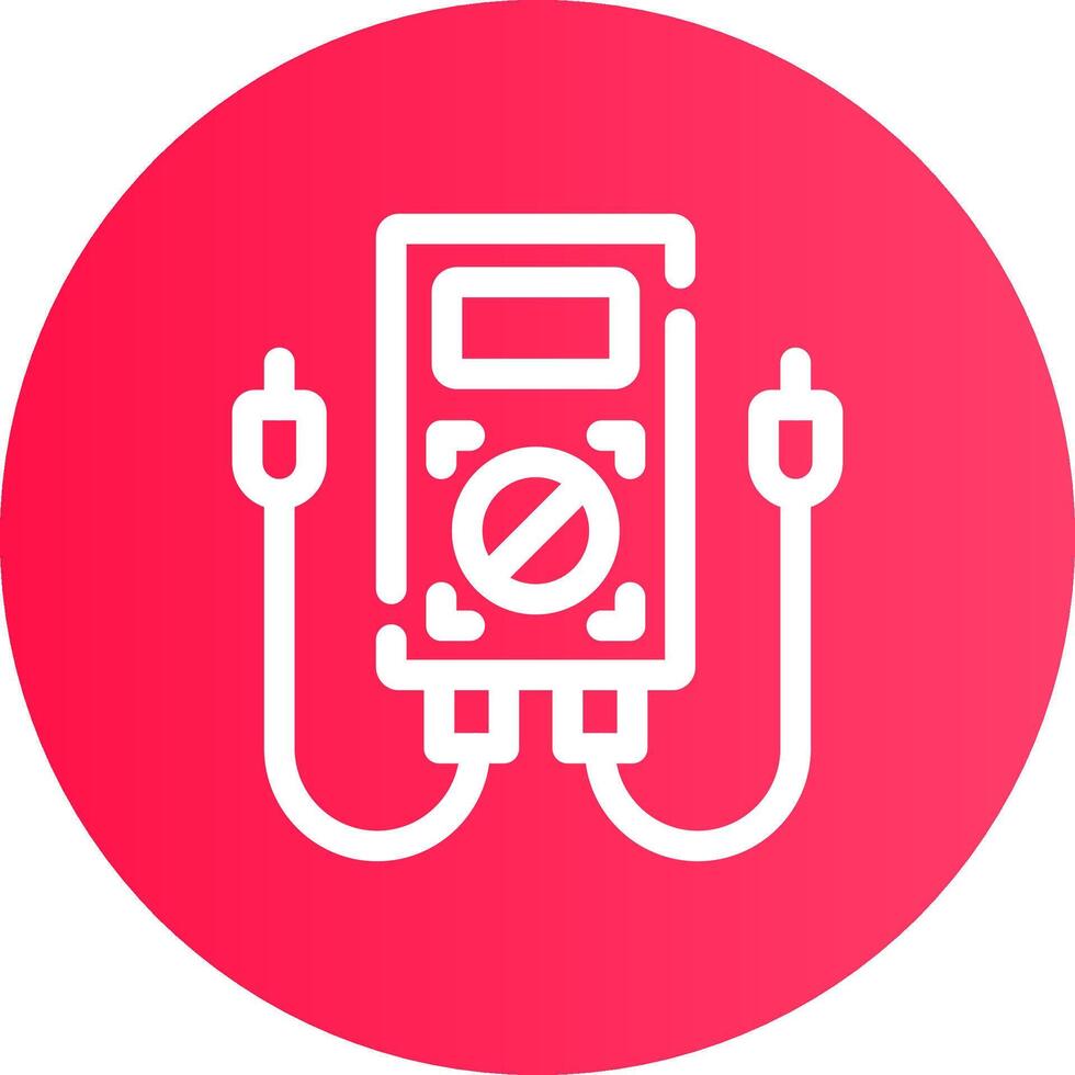 Multimeter Creative Icon Design vector