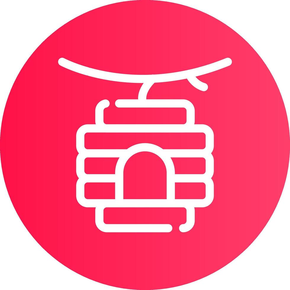 Bee Hive Creative Icon Design vector
