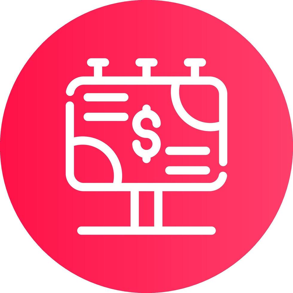 Billboard Creative Icon Design vector