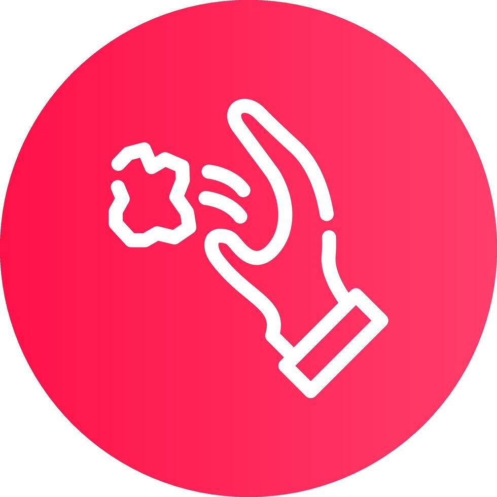Throwing Trash Creative Icon Design vector
