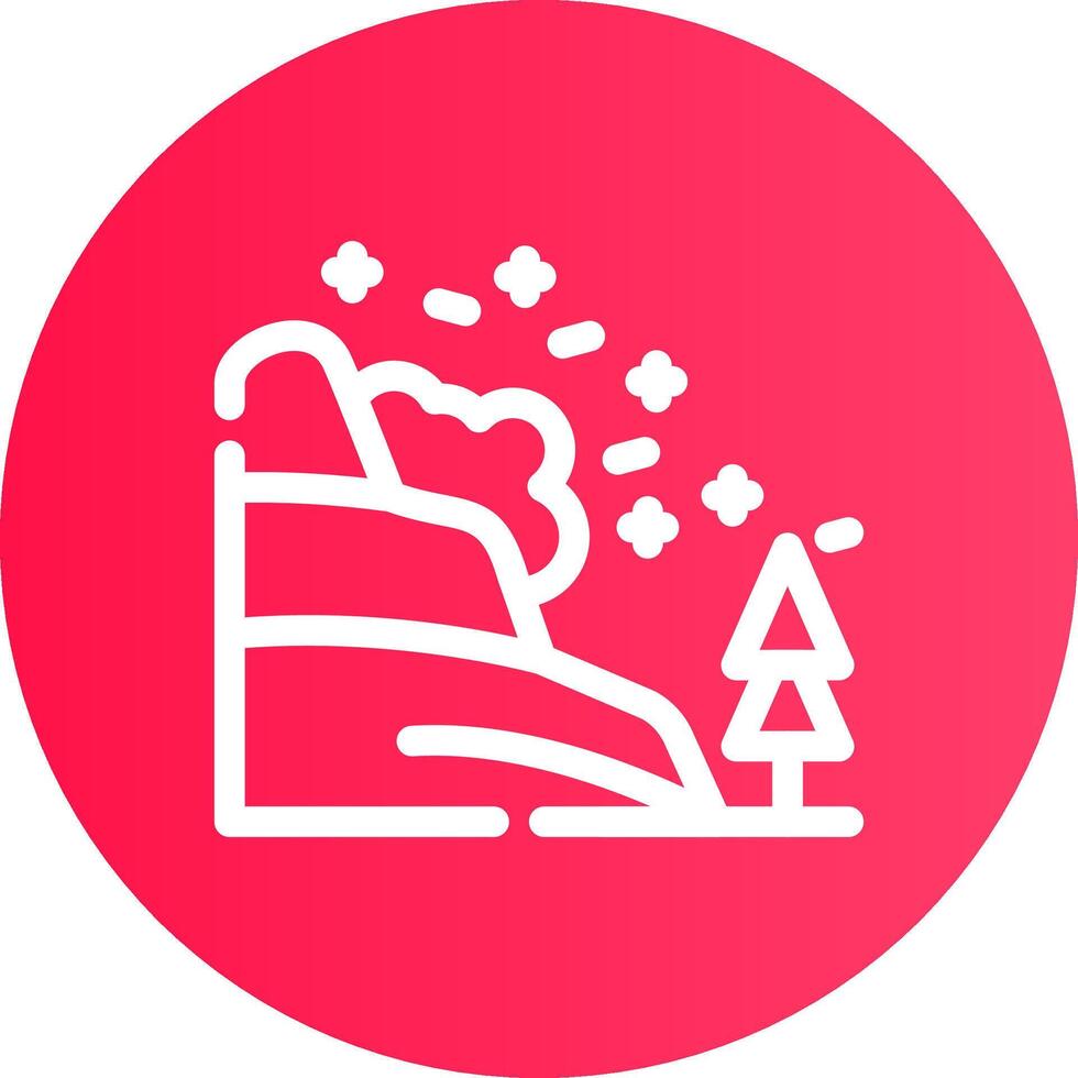 Avalanche Creative Icon Design vector