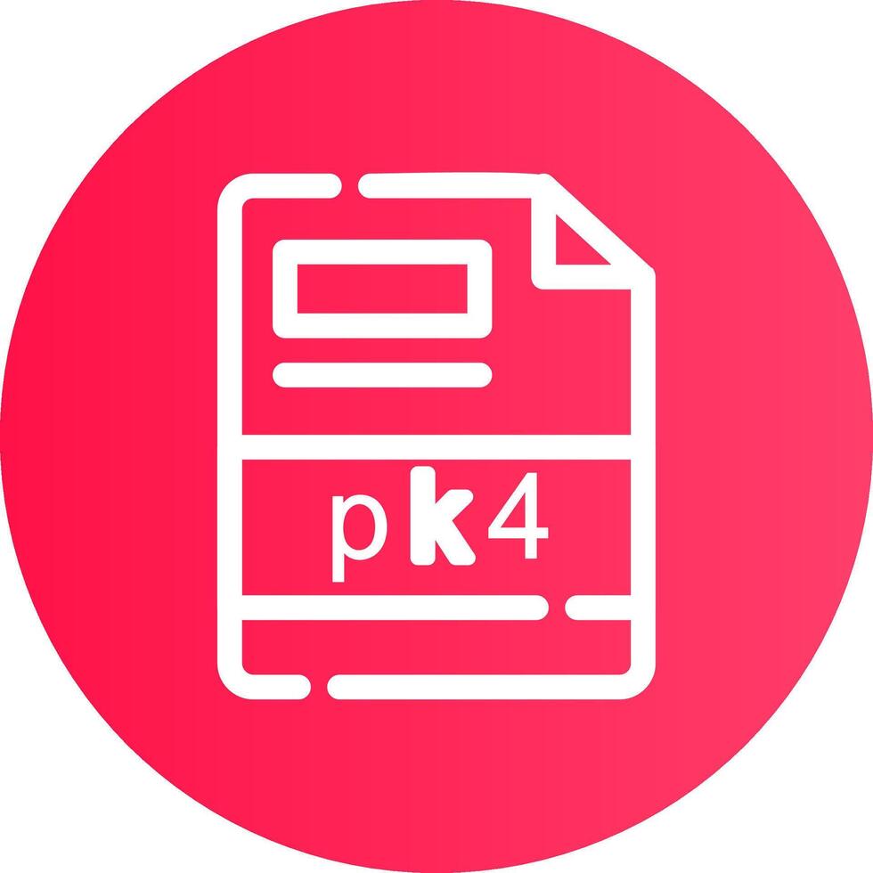 pk4 creativo icono diseño vector