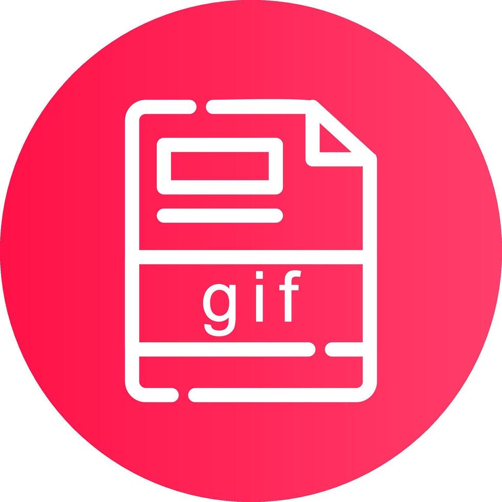 gif Creative Icon Design vector