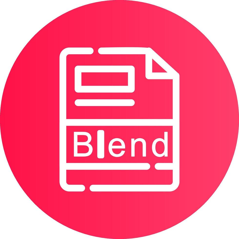 Blend Creative Icon Design vector