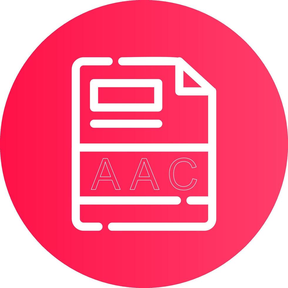 AAC Creative Icon Design vector