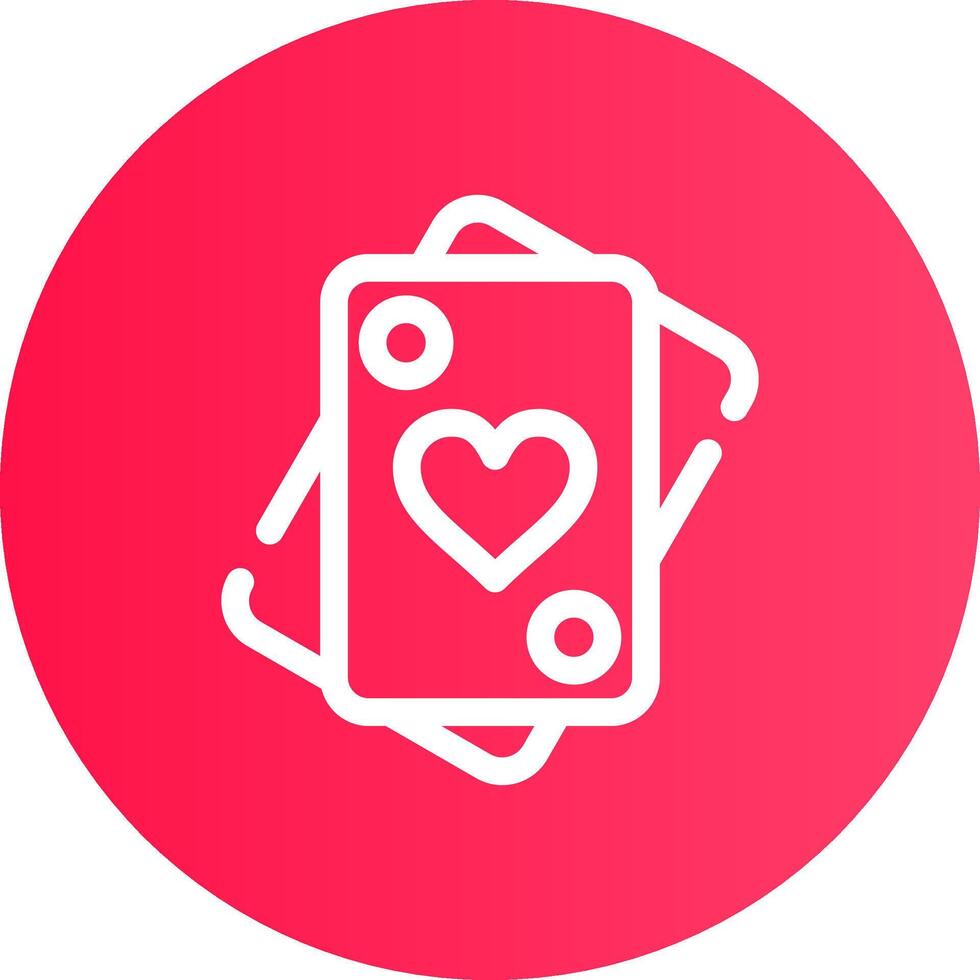 Playing Cards Creative Icon Design vector