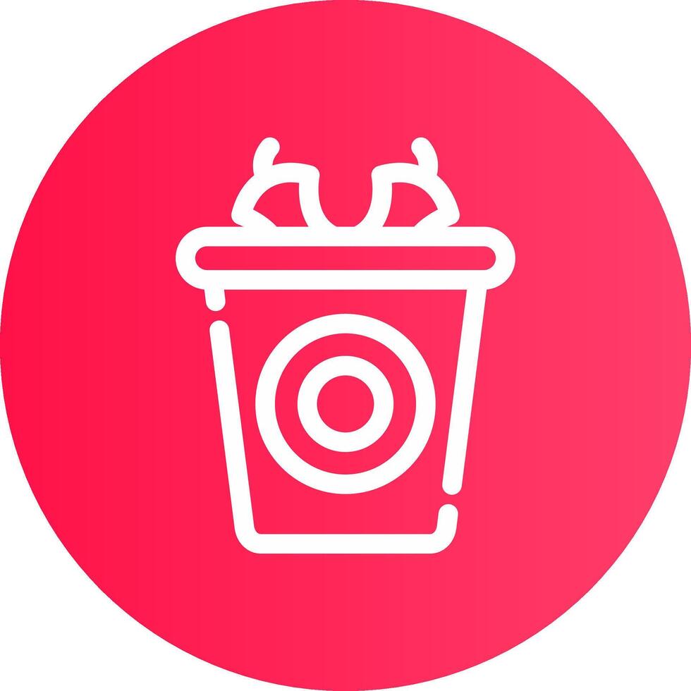 Waste Creative Icon Design vector