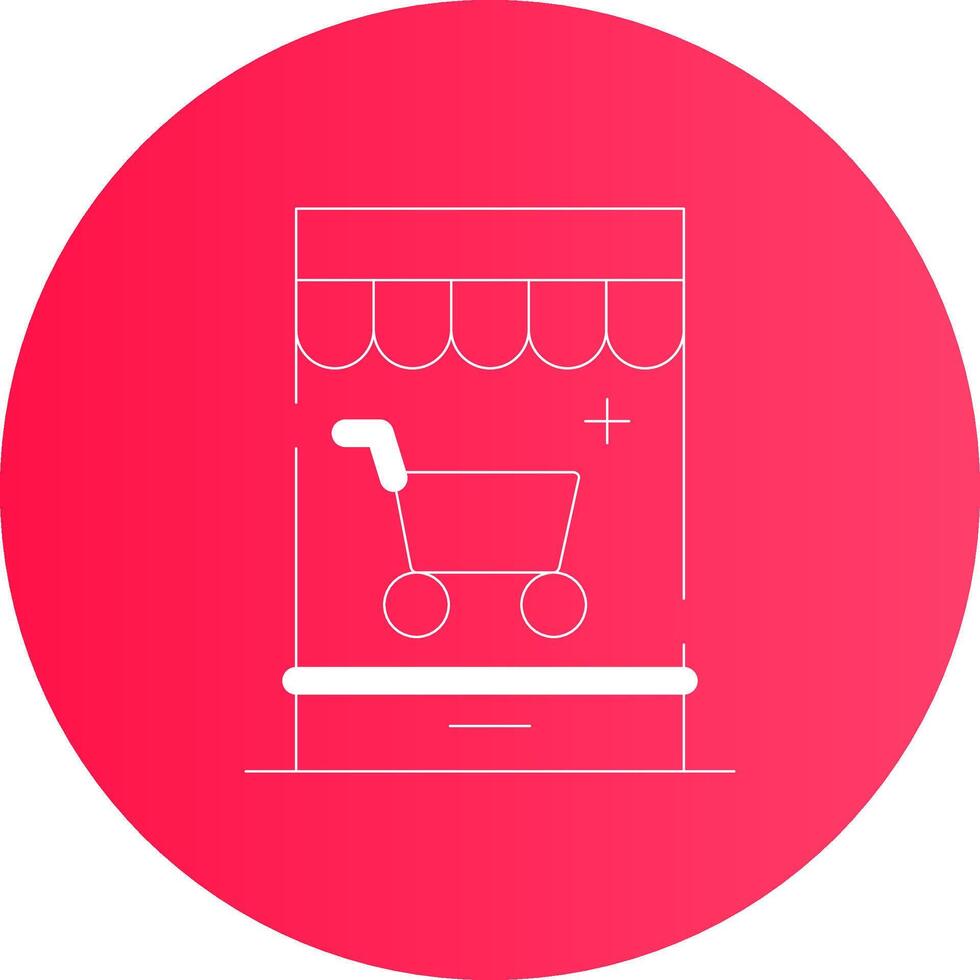 Personalized Web Store Creative Icon Design vector