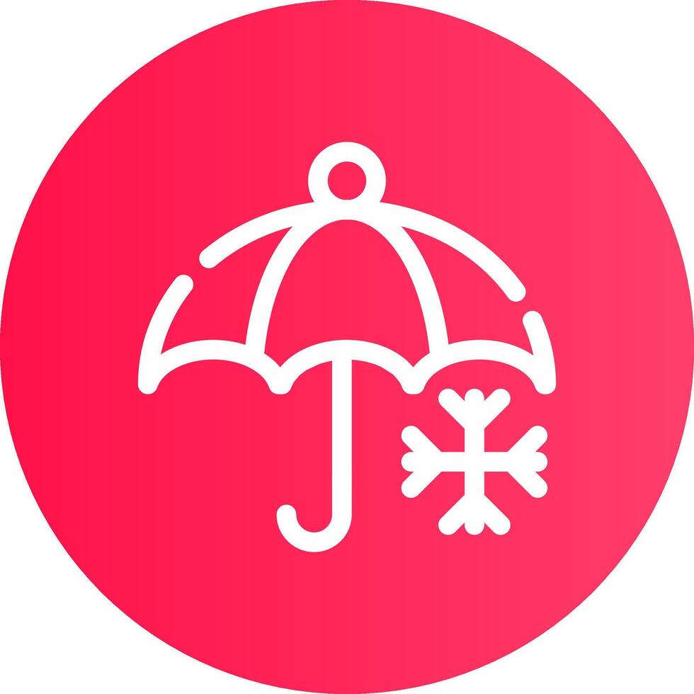 Umbrella Creative Icon Design vector