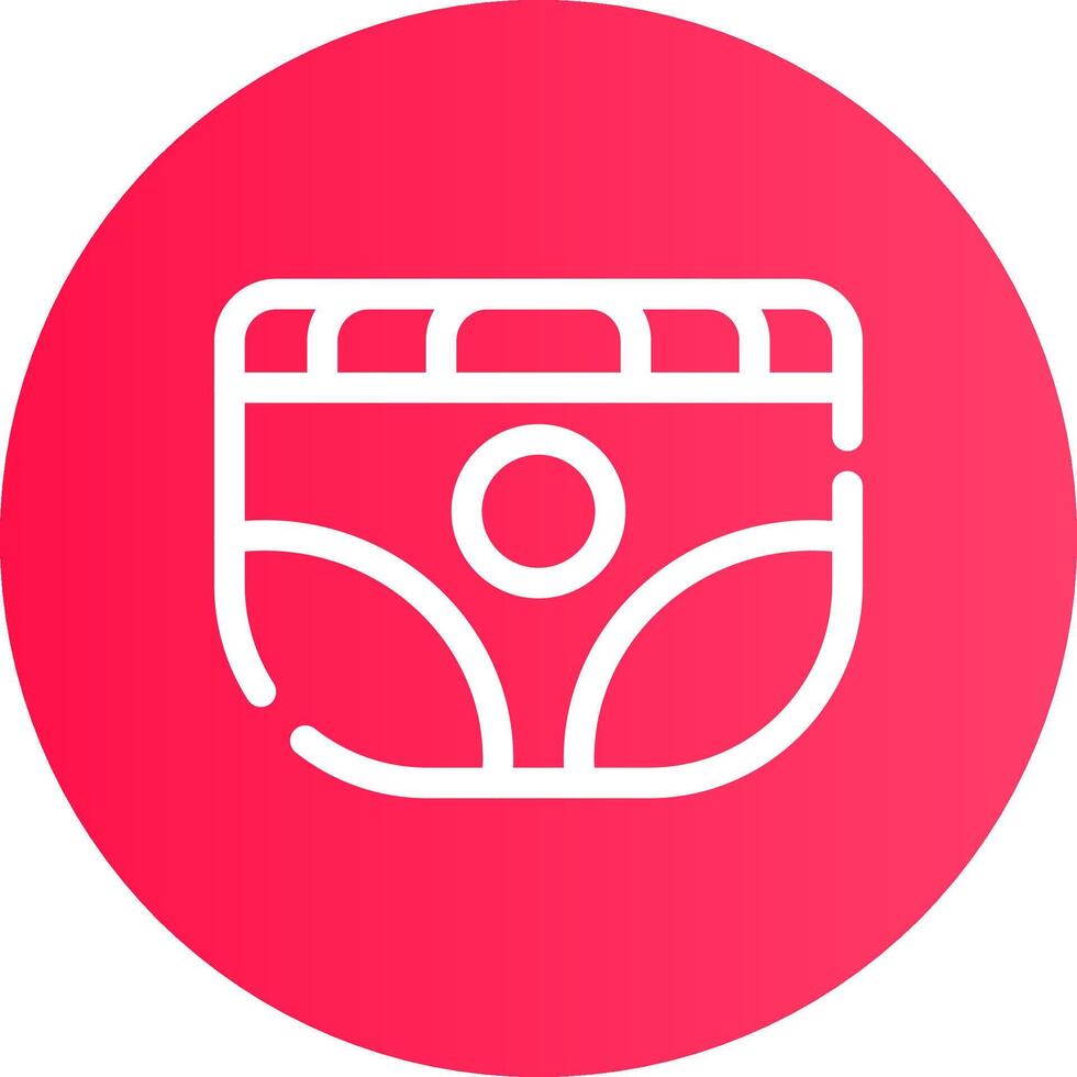 Diaper Creative Icon Design vector