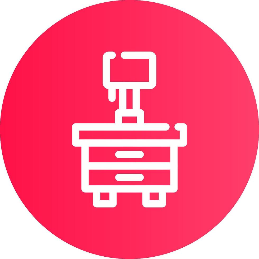 Side Table Creative Icon Design vector