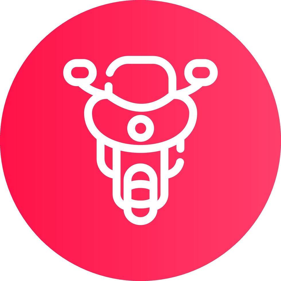 Motorbike Creative Icon Design vector