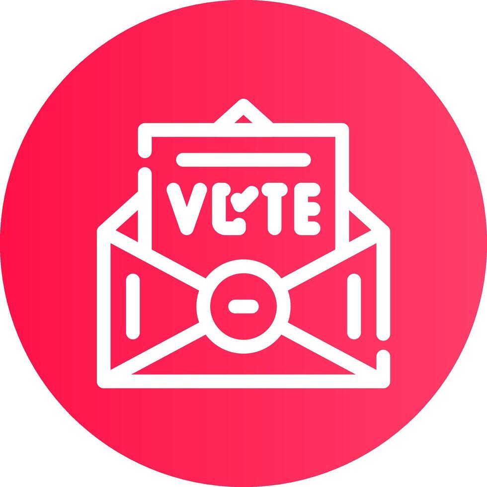 votar diseño de icono creativo vector