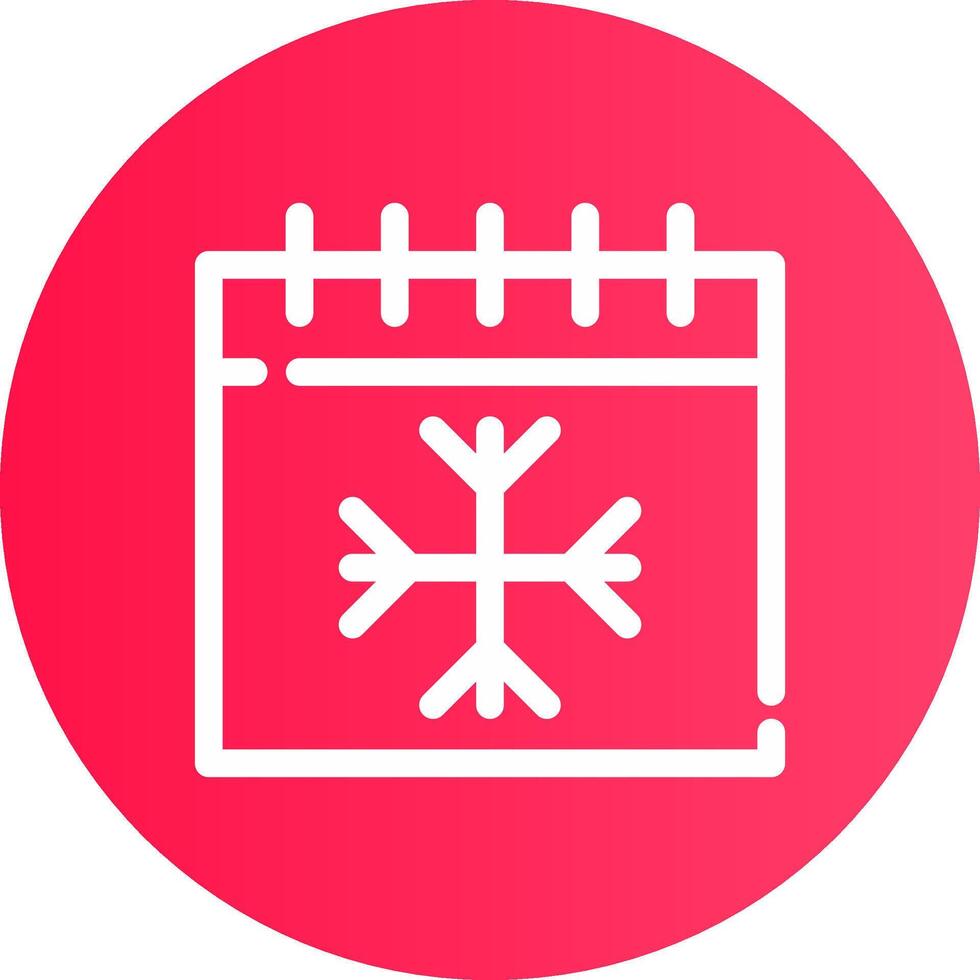 Winter Creative Icon Design vector